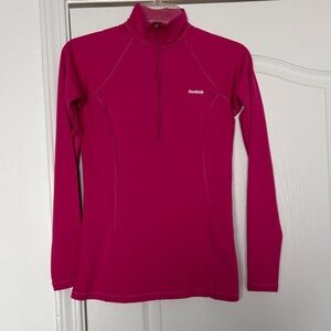 Reebok Women's half zip long sleeve top